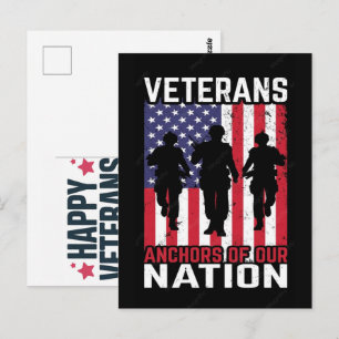 Veteran t shirt design veteran typographic design postcard