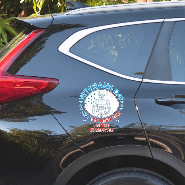 Veteran Unity Service Pride Badge Design Gift (Car Side)