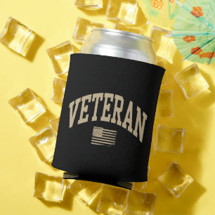 Veteran Veterans Day USA United States American Can Cooler