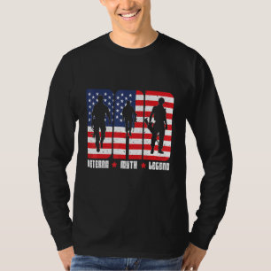 Veteran Veterans Patriot Military Independence Day T-Shirt