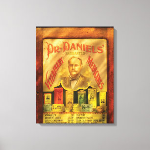 Veteranarian - Dr Daniels, Veterinary Medicines  Canvas Print