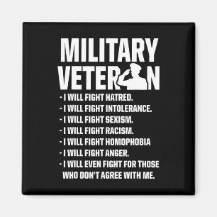 Veterans Against Trump 2020 Fight Usa Election  Magnet