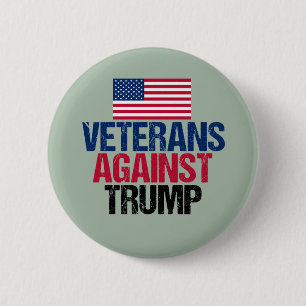 Veterans Against Trump 2 Inch Round Button