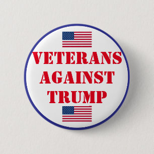 Veterans Against Trump 2 Inch Round Button