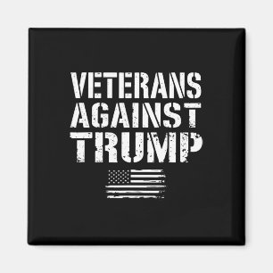 Veterans Against Trump Anti Racism Usa Military Ve Magnet