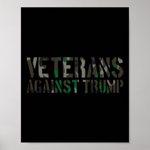 Veterans Against Trump Anti-trump Veterans Against Poster