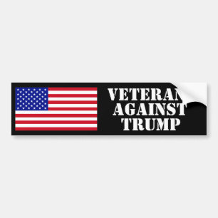Veterans Against Trump Bumper Sticker v.2