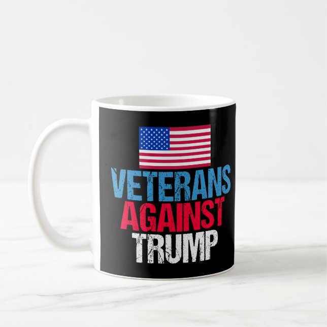 Veterans Against Trump Coffee Mug (Left)