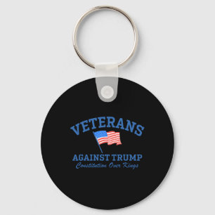 Veterans Against Trump Constitution Over Kings 1 Keychain