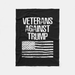 Veterans Against Trump  Fleece Blanket