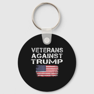 Veterans Against Trump Tee _ Military Vets Against Keychain