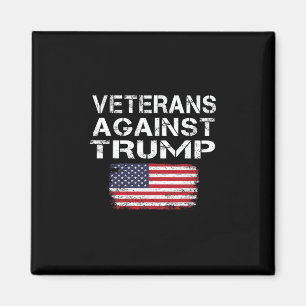 Veterans Against Trump Tee Military Vets Against T Magnet