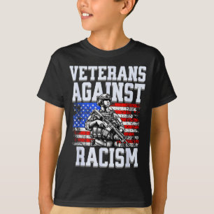 Veterans against us patriotic army soldier T-Shirt