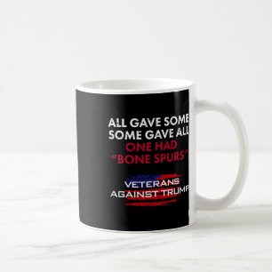 Veterans Anti-trump Draught Dodger Bone Spurs For  Coffee Mug