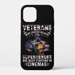 Veterans Because Superheroes Busy in Cinemas iPhone 12 Mini Case