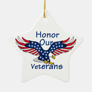 Veterans Ceramic Ornament