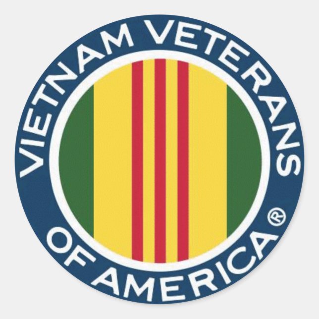 Vétérans d'Amérique Viêt-nam Stickers (Devant)