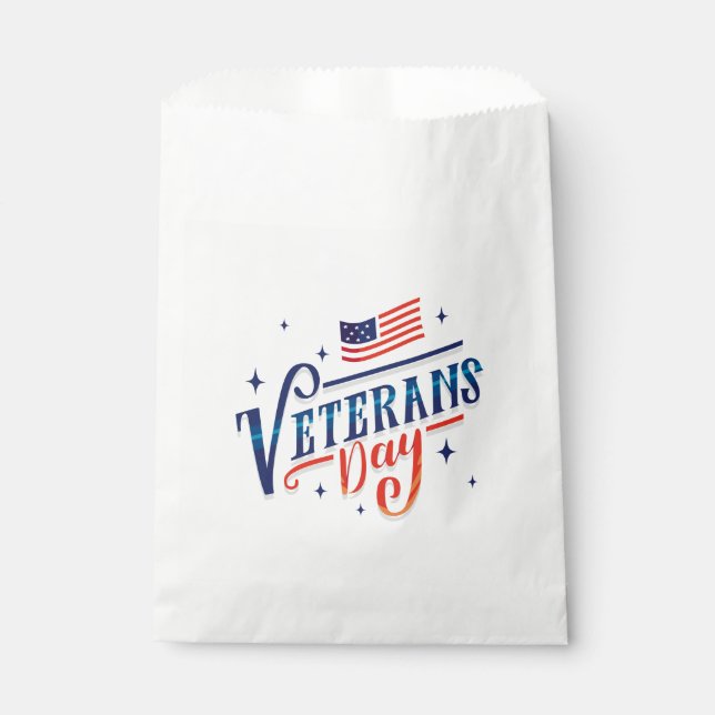 Veterans Day  Favour Bag (Front)