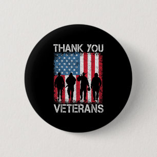 Veterans Day Gifts Thank You Veterans Proud 2 Inch Round Button