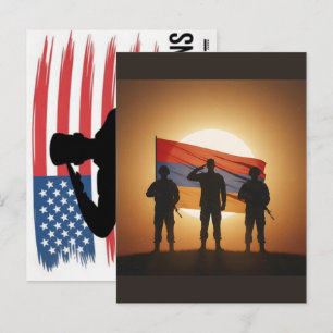 Veterans Day, Halloween, and Christmas 2025 Holida Holiday Postcard
