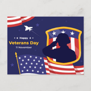 Veterans Day  Holiday Postcard