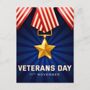 Veterans Day  Holiday Postcard