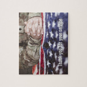 Veterans Day - Honoring all who served Jigsaw Puzzle
