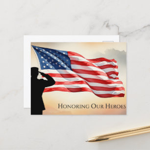Veterans Day - Honoring all who served Postcard