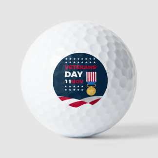 Veterans Day - Honouring all who served Golf Balls