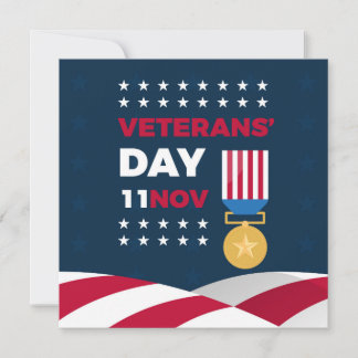 Veterans Day - Honouring all who served Holiday Card