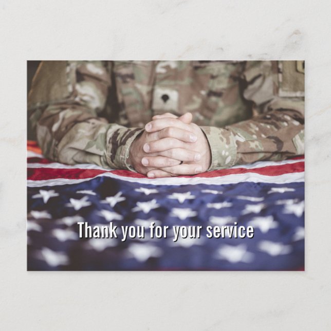 Veterans Day - Honouring all who served  Holiday Postcard (Front)