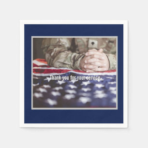 Veterans Day - Honouring all who served Napkin