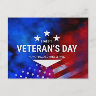 Veterans Day - Honouring all who served  Postcard