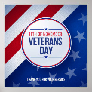 Veterans Day - Honouring all who served  Poster