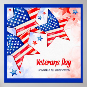 Veterans Day - Honouring all who served  Poster