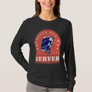 Veterans Day Honouring all who served with eagle T-Shirt