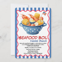 Veterans Day Invitation | Seafood Boil Celebration