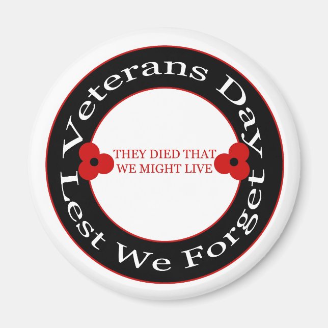Veterans day - Magnet (Front)