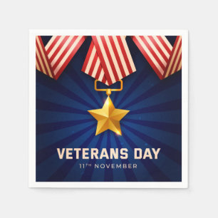 Veterans Day  Napkin