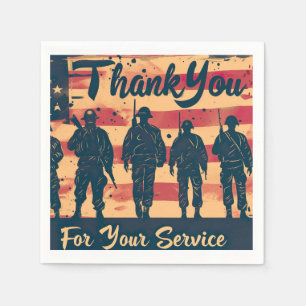 Veterans Day Paper Napkin