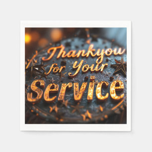 Veterans Day Paper Napkin