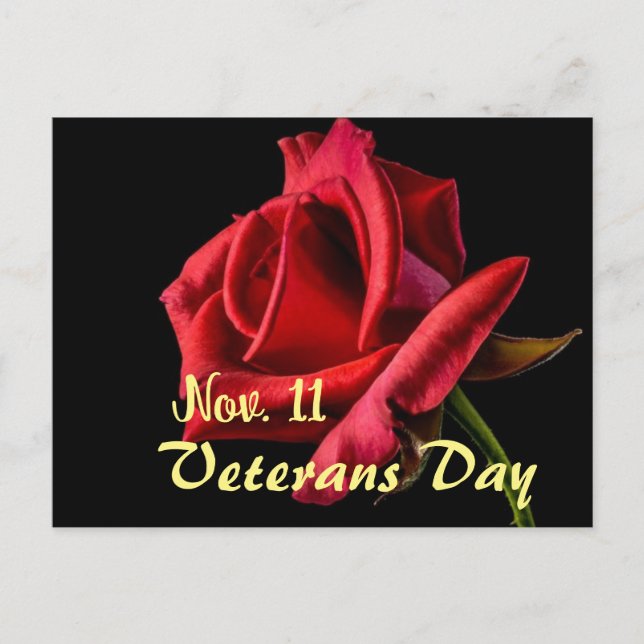 Veterans Day Postcard (Front)
