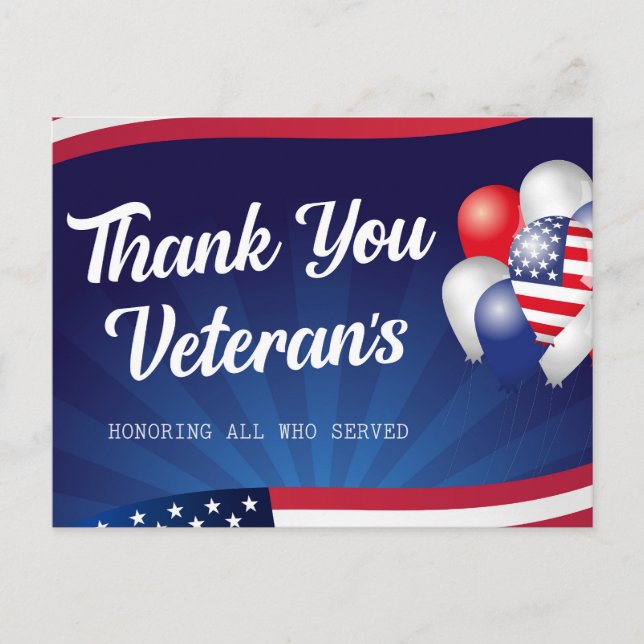 Veterans Day Postcard (Front)