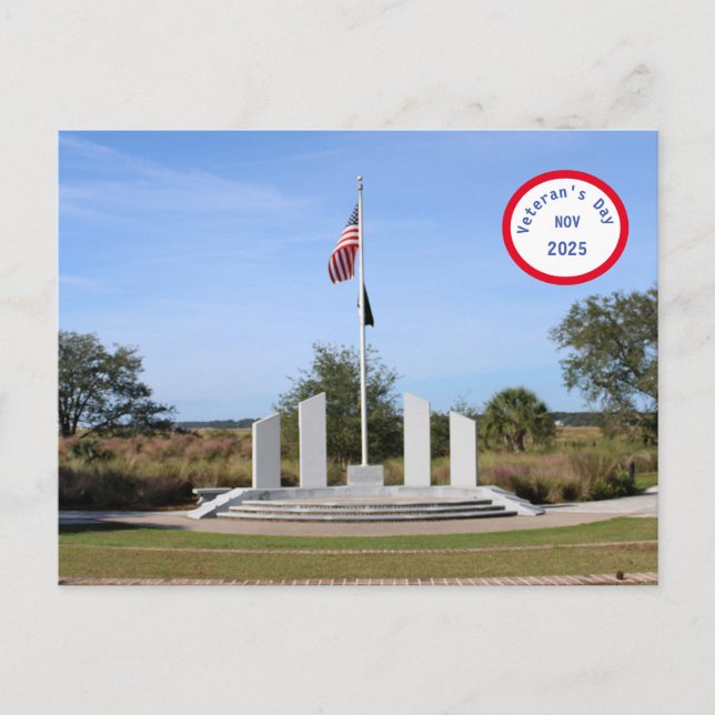 Veterans Day postcard (Front)