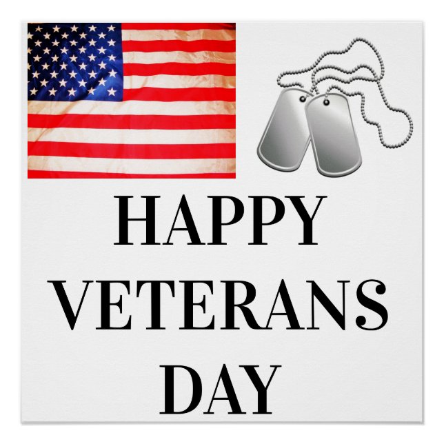 VETERANS DAY     POSTER (Front)