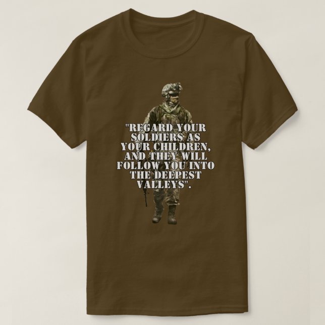 Veterans Day Quote  T-Shirt (Design Front)