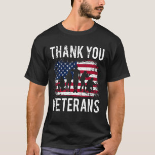 Veterans Day Shirt Thank You Veterans Proud Tee