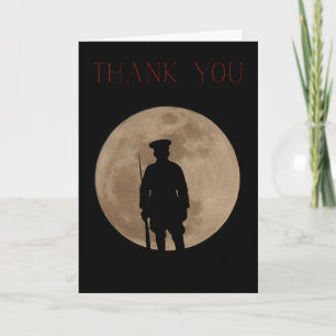 Veterans Day Thank You card. Card
