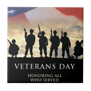 Veteran's Day USA  Tile