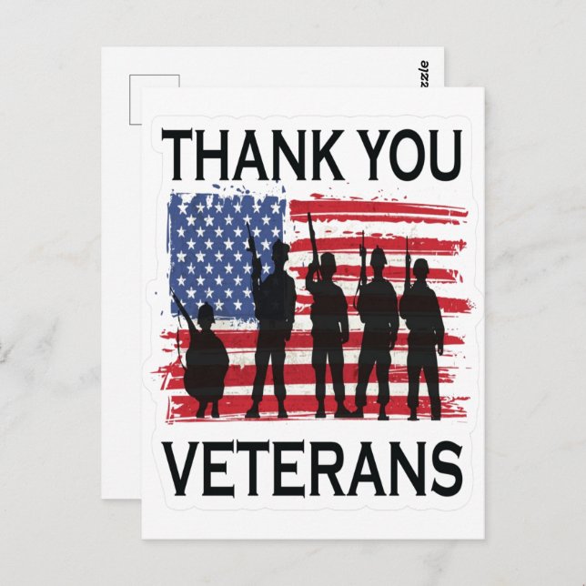 Veterans Day, Veterans Day 2025, Veterans Day 2026 Postcard (Front/Back)